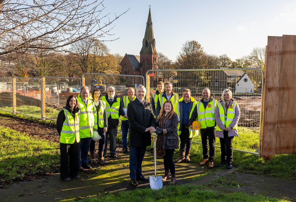 Silkworks groundbreaking