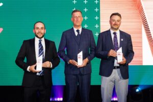 NHBC Pride in the Job Awards 2025_South East_L-R Mark Dyson, Gavin Pullen and Aaron Parradine
